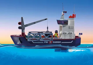 70769 Großes Containerschiff mit Zollboot by Playmobil – interior photo 4 of 4