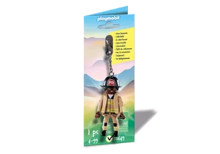 70649 Schlüsselanhänger Feuerwehrmann de Playmobil – photo du produit 2 sur 2
