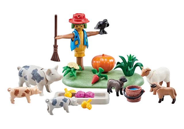 9832 Fleckschweine und Schafe