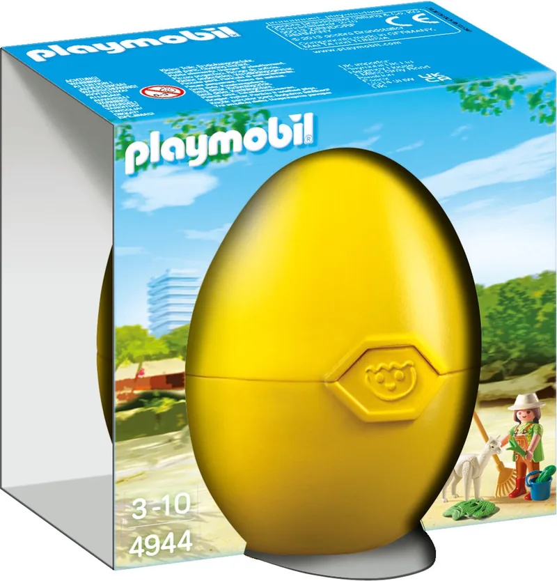 Easter Eggs Dierenverzorger met alpaca - 4944 by Playmobil in Multicolor – product photo