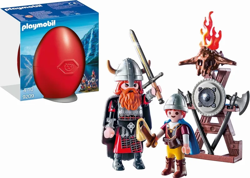 Easter Eggs Grote en kleine viking - 9209 by Playmobil in Rood – product photo