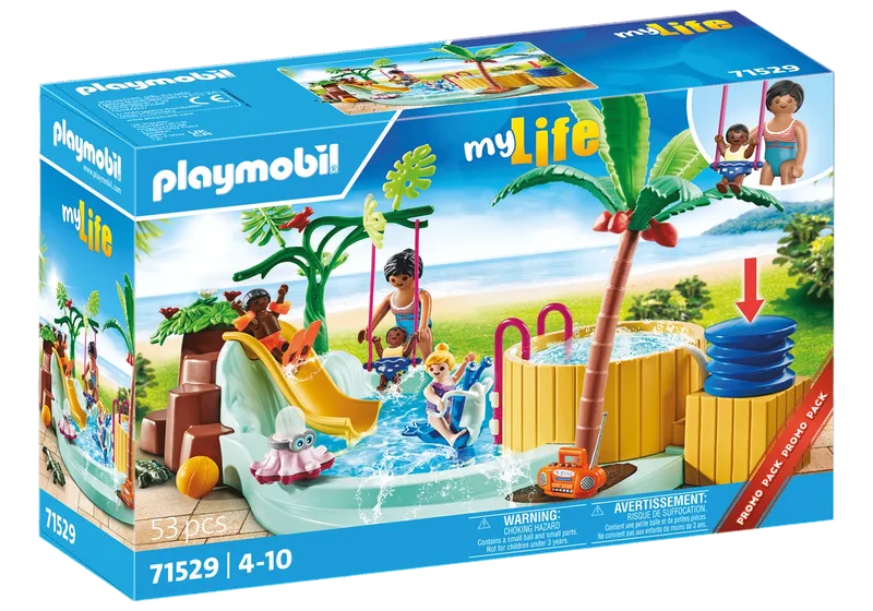 71529 Kinderbecken mit Whirlpool fra Playmobil – produktbillede 2 af 4