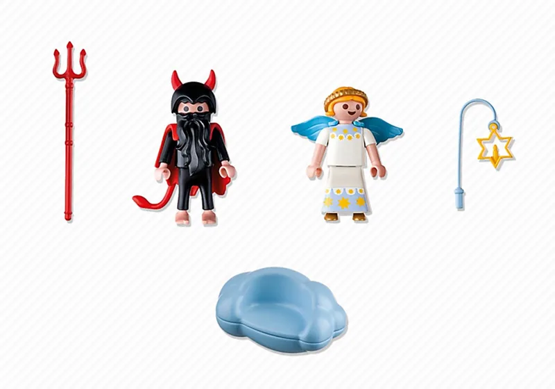 Engel en duivel / Angelot et Diablotin de Playmobil en Blauw – photo du produit