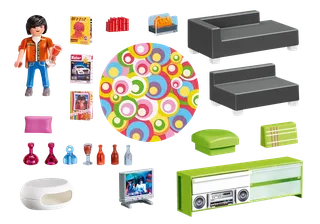 5584 Wohnzimmer fra Playmobil – produktbillede 3 af 4