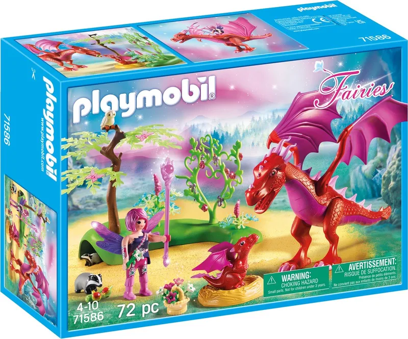 Fairies Drakenmoeder met baby - 71586 von Playmobil in Multikleur – Produktfoto