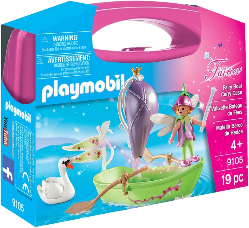 Fairies Fairy Boat Carry Case - 9105 by Playmobil in Roze – product photo
