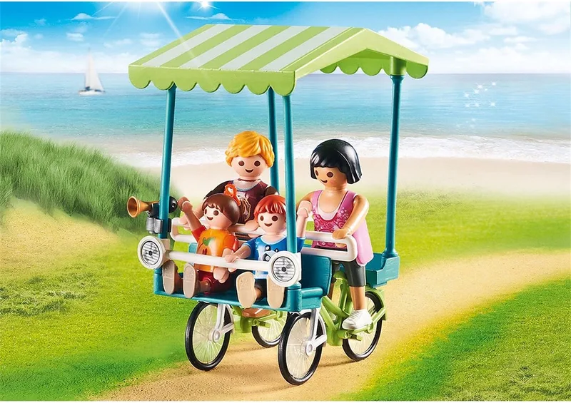 Familiefiets - 70093 de Playmobil en Multicolor – photo du produit