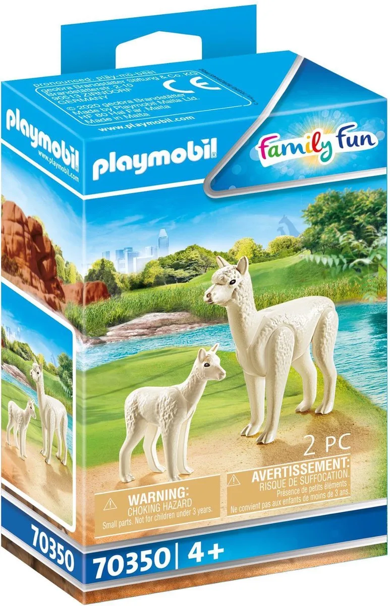 Family Fun Alpaca met baby - 70350 de Playmobil en Multicolor – photo du produit