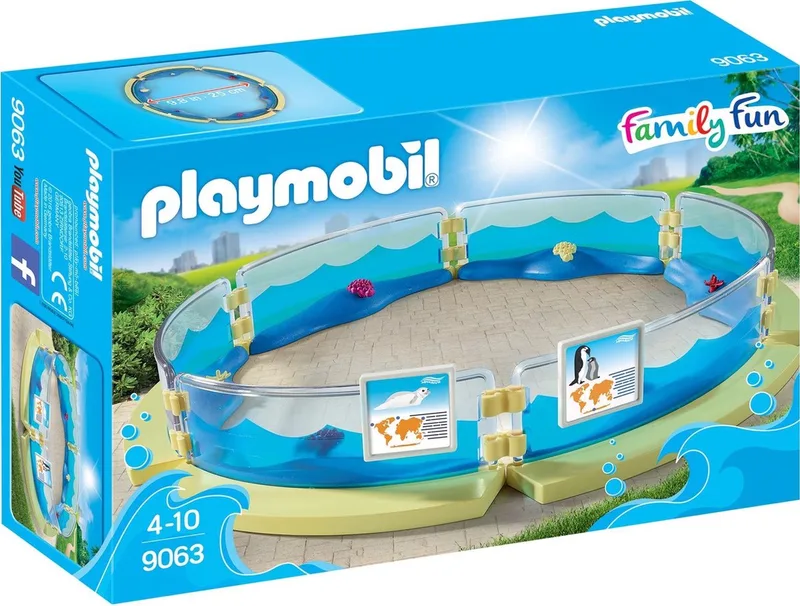 Family Fun Bassin Voor Zeedieren - 9063 de Playmobil en Licht Blauw – photo du produit