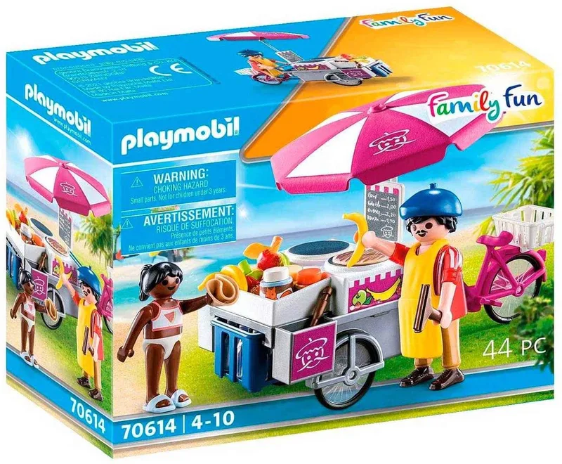 Family Fun Mobiele crêpesverkoop - 70614 by Playmobil in Multicolor – product photo