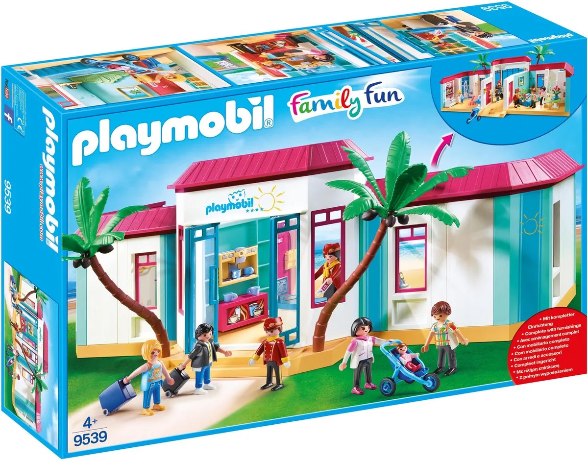 Family Fun Tropisch strandhotel - 9539 van Playmobil in Meerkleurig – productfoto