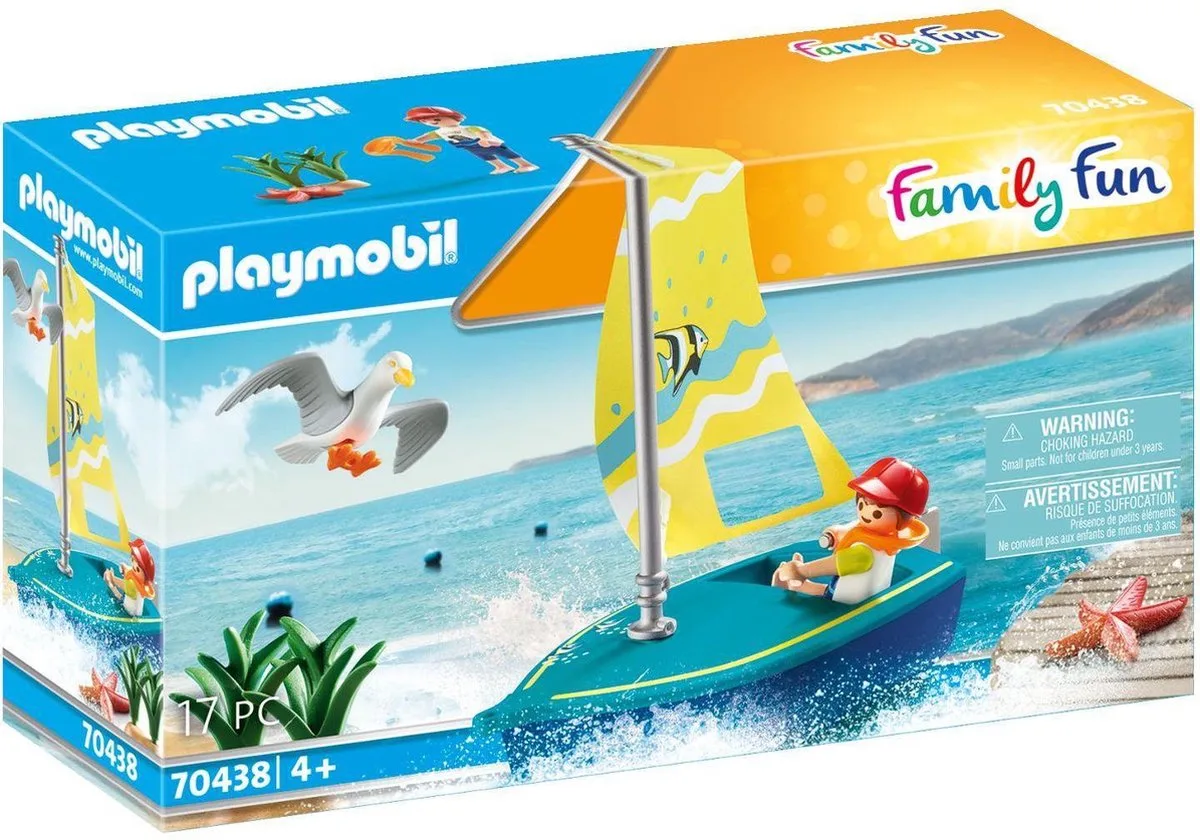 Family Fun Zeilbootje - 70438 van Playmobil in Meerkleurig – productfoto