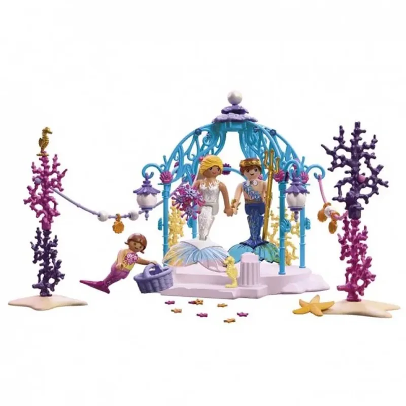 Fantasy & Magic onderwaterbruiloft speelset - magisch zeemeermin speelgoed. von Playmobil in Meerkleurig – Produktfoto