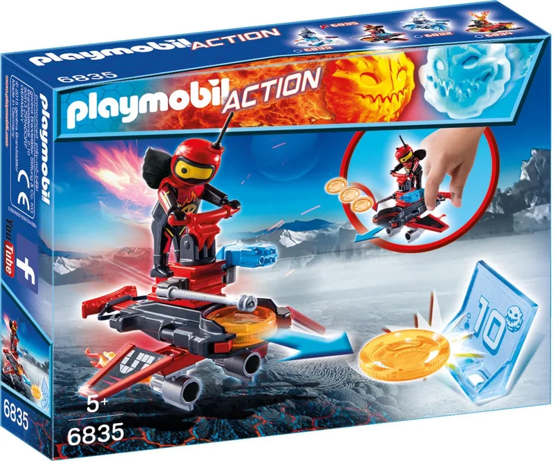 Firebot met Disc-shooter - 6835 by Playmobil in Meerkleurig – product photo