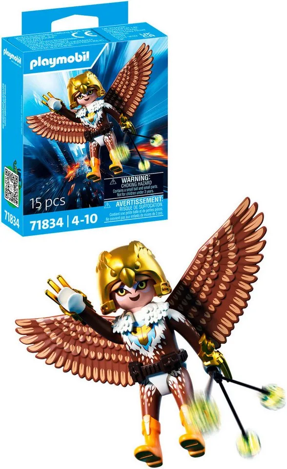 Flügel-Heldin (71834), Heroes Konstruktions-Spielset, (15 St) de Playmobil en Bunt – photo du produit