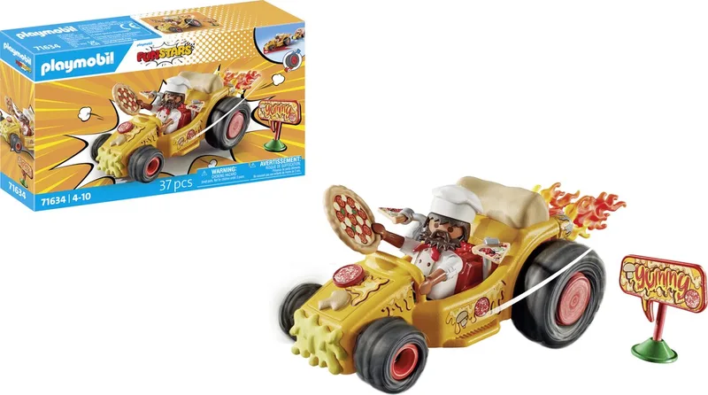 Funstars Race pizza - 71634 de Playmobil en Meerkleurig – photo du produit