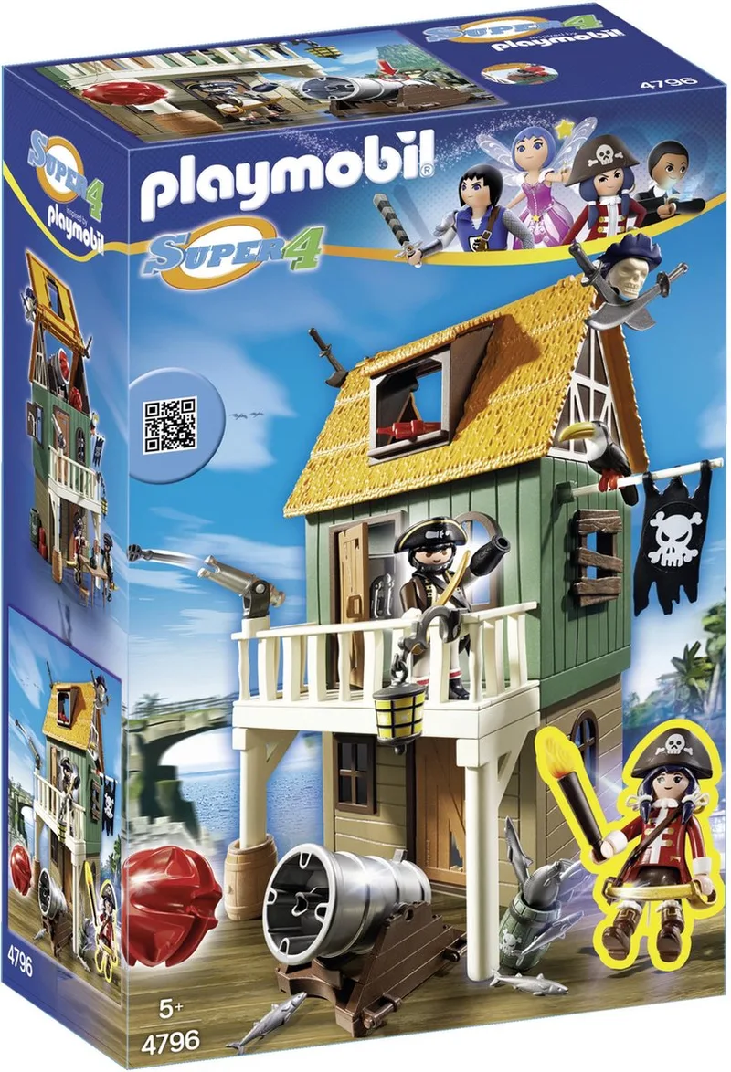 Geheime piratenvesting met Ruby Red - 4796 van Playmobil in Bruin – productfoto