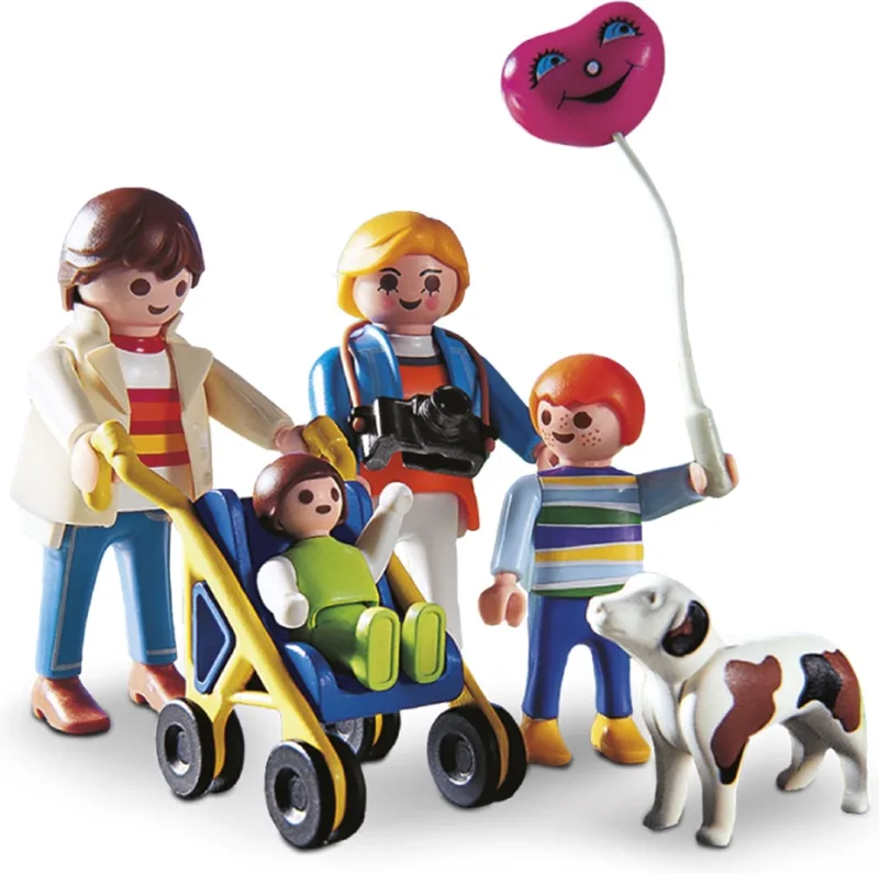 Gezinswandeling met buggy - P-3209 de Playmobil en Meerkleurig – photo du produit
