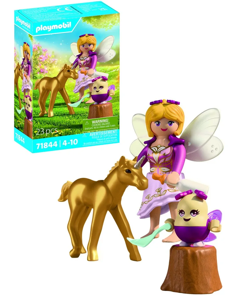 Gouden eenhoornveulen met fee - 71844 de Playmobil en Meerkleurig – photo du produit