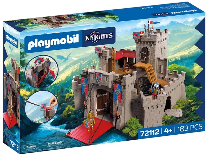 Great Castle Knights Lion Bouwspel 183 Stukken Veelkleurig Kinderen fra Playmobil i Multicolor – produktbillede