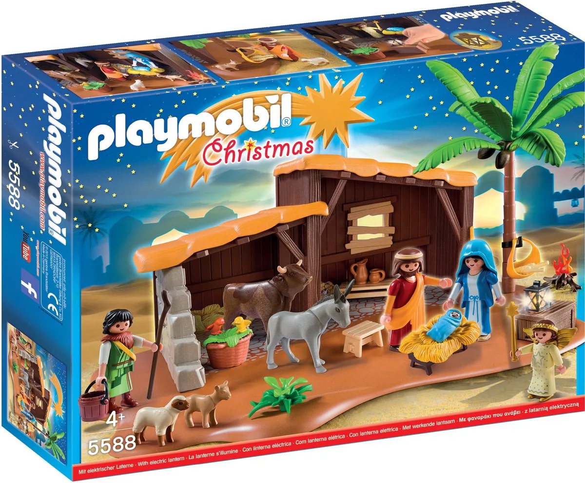 Grote kerststal - 5588 van Playmobil in Meerkleurig – productfoto