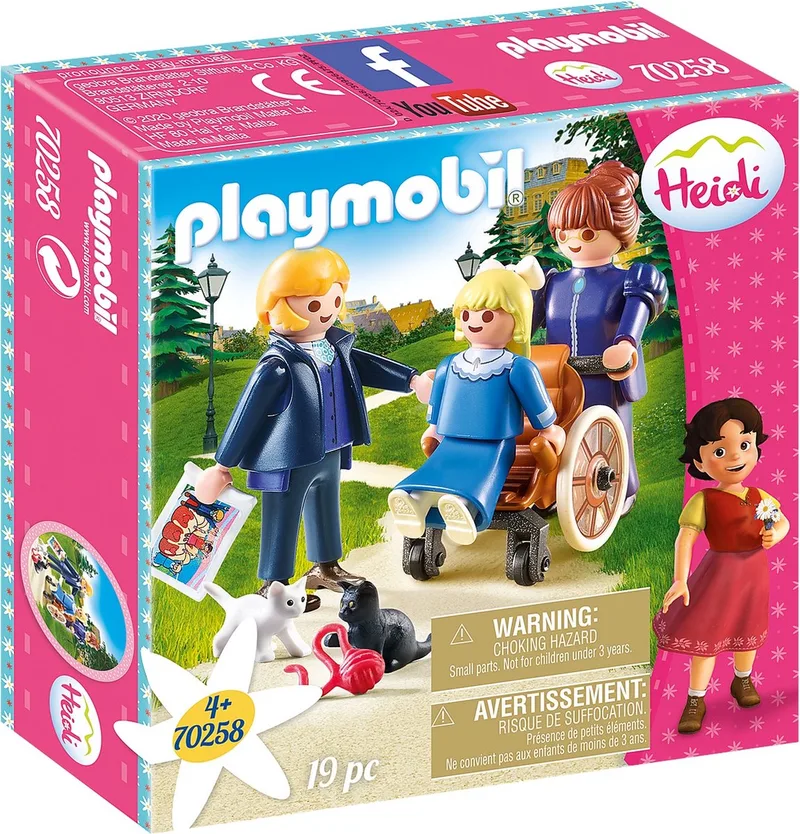 Heidi Klara met vader en juf Rottenmeier - 70258 von Playmobil in Multicolor – Produktfoto