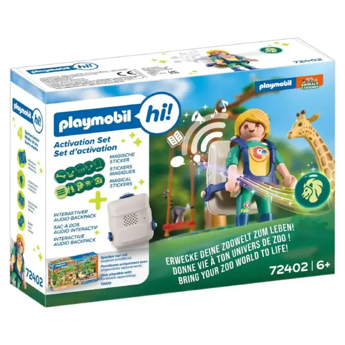hi! Activation Pack Zoo 72402 von Playmobil – Produktfoto