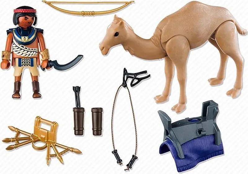 History: Egyptische Krijger Met Dromedaris (5389) von Playmobil in Crème – Produktfoto