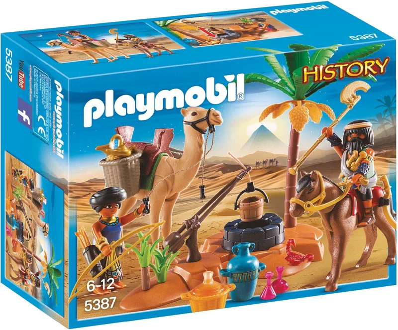History Grafrovers met Egyptische schatten - 5387 van Playmobil in Creme – productfoto