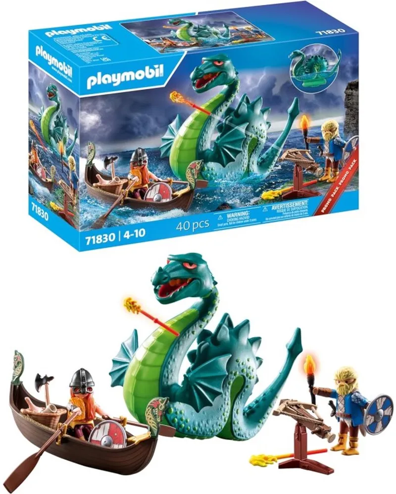 History Vikingen met zeemonster 71830 von Playmobil in Meerkleurig – Produktfoto