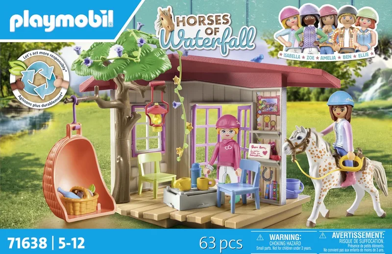 Horses of Waterfall Geheim clubhuis voor paardenliefhebbers - 71638 fra Playmobil i Meerkleurig – produktbillede