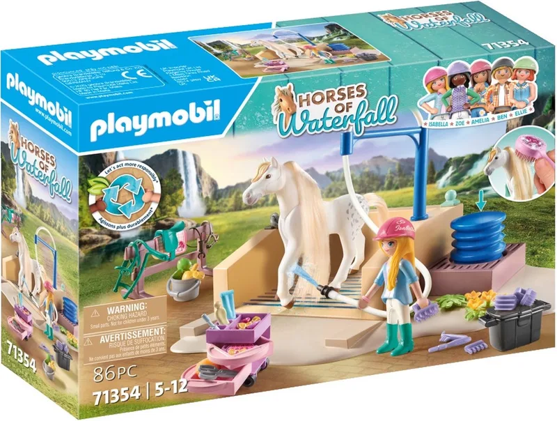 Horses of Waterfall Isabella en leeuwin speelset - 71354 von Playmobil in Multikleur – Produktfoto
