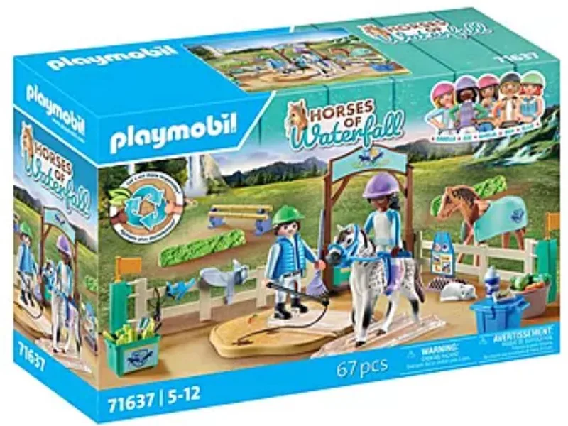 Horses of Waterfall Moderne paardrijschool - 71637 de Playmobil en Multicolor – photo du produit