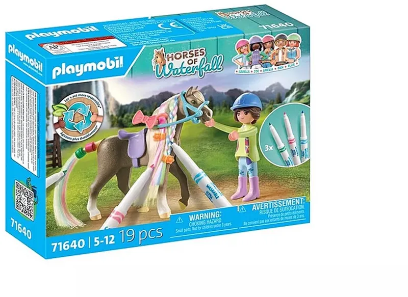 Horses of Waterfall Paardenset met stiften - 71640 de Playmobil en Meerkleurig – photo du produit