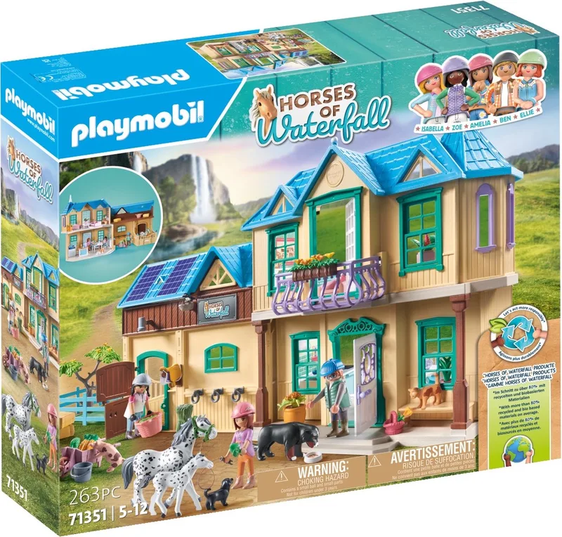 Horses of Waterfall Waterfall Ranch - 71351 van Playmobil in Multikleur – productfoto