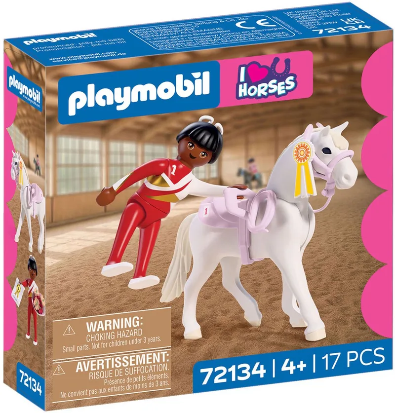 Horses Springen - 72134 by Playmobil in Multi kleuren – product photo