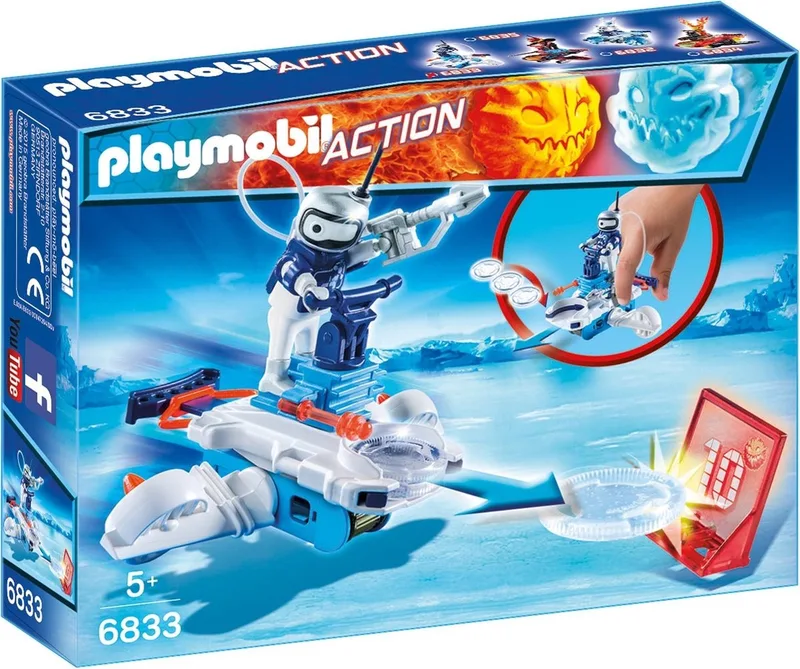 Icebot met Disc-shooter - 6833 de Playmobil en Blauw – photo du produit