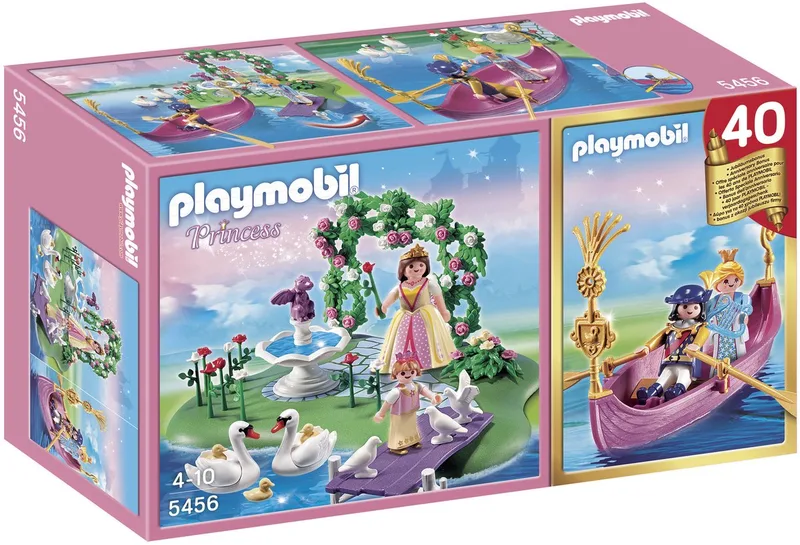 Jubileum Compact Set Prinsesseneiland met romantische gondel / CompactSet anniversaire "Ilot des princesses et gondole" by Playmobil in Meerkleurig – product photo