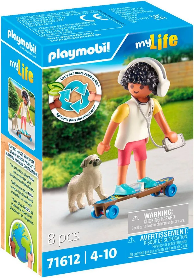 Junge mit Hund (71612), myLife Konstruktions-Spielset, (8 St), Made in Europe by Playmobil in Bunt – product photo