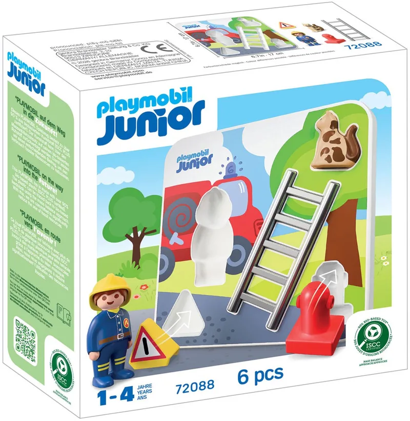 Junior Brandweerpuzzel - 72088 de Playmobil en Multi kleuren – photo du produit