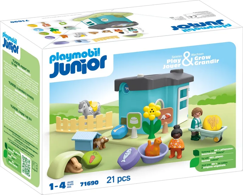 Junior Dierenpension met voerautomaat - 71690 by Playmobil in Multicolor – product photo