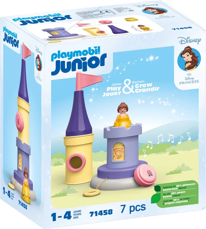 Junior & Disney: Belle's speeltoren met melodie - 71458 von Playmobil in Multicolor – Produktfoto
