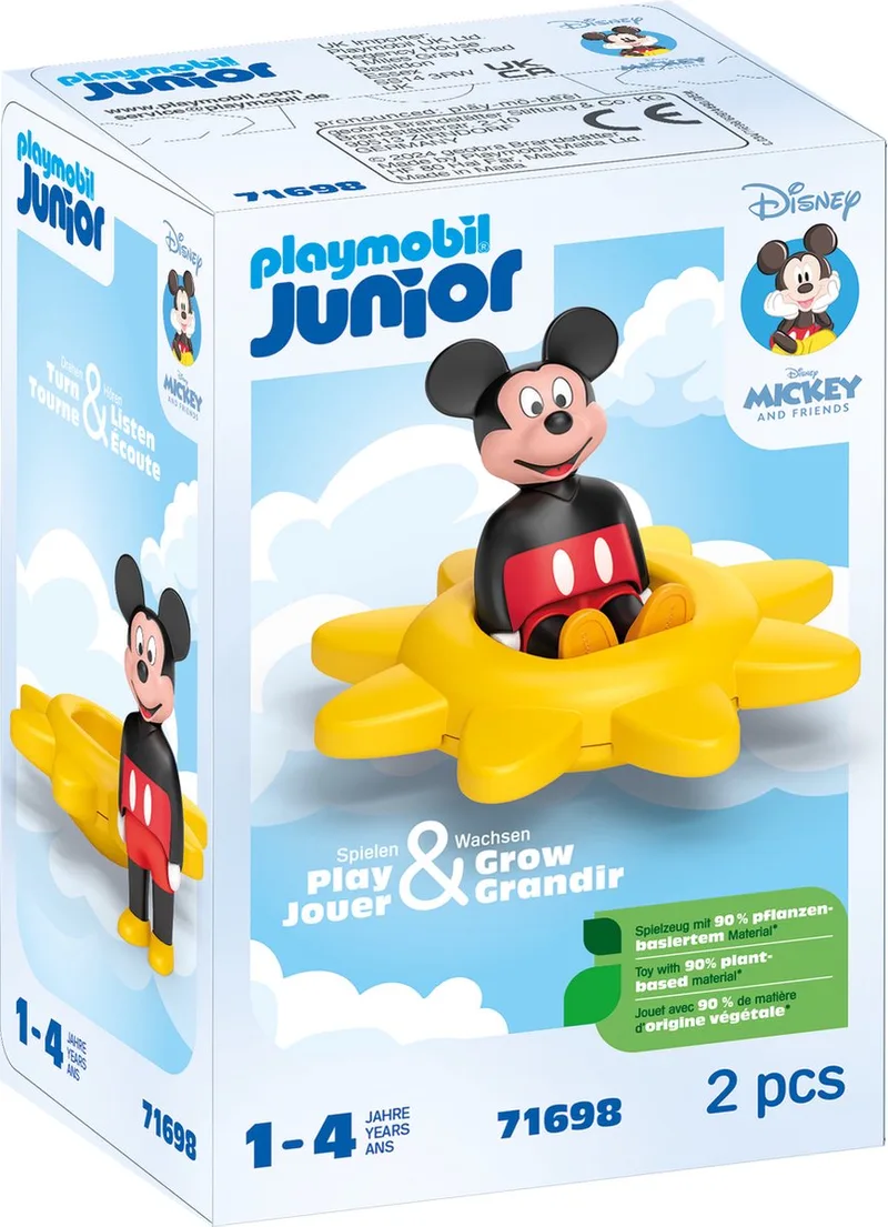 Junior & Disney Mickey Mouse Draaiende zon - 71698 van Playmobil in Multicolor – productfoto