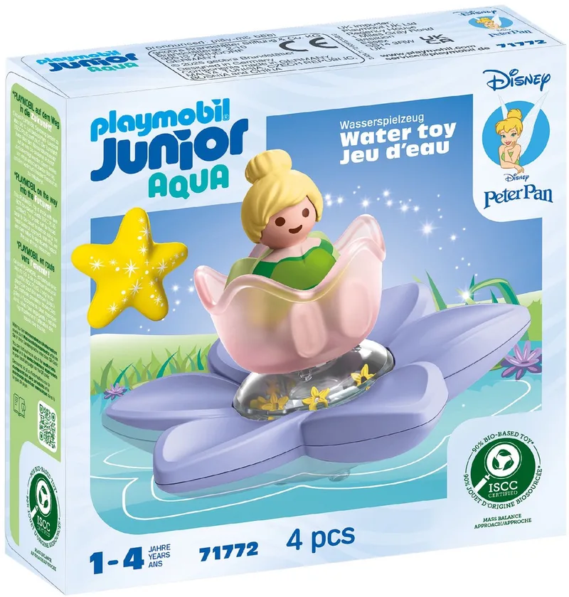 JUNIOR & Disney: Tinkerbell's zwevende sprookjesbloem 71772 de Playmobil en Meerkleurig – photo du produit