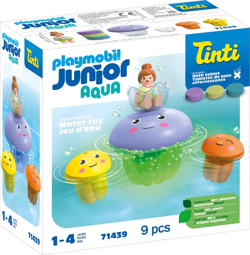 Junior & Tinti: Kleurrijke kwallenfamilie - 71439 de Playmobil en Multikleur – photo du produit