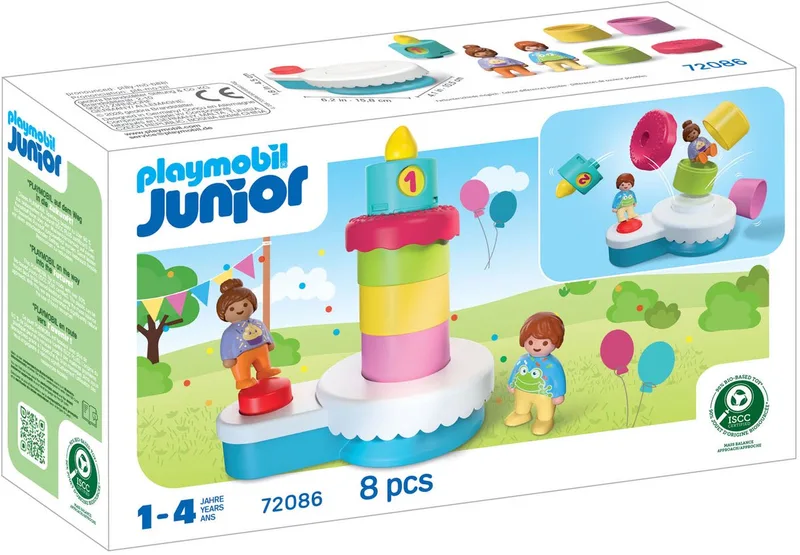 Junior Verjaardagstaart - 72086 von Playmobil in Multi kleuren – Produktfoto