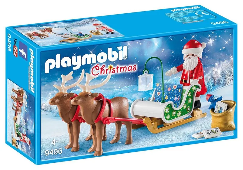 Kerstslee met rendieren - 9496 by Playmobil in Multicolor – product photo