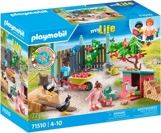 71510 liten hönsgård i tiny house trädgården från Playmobil i Flerfärgad – produktbild 1 av 5