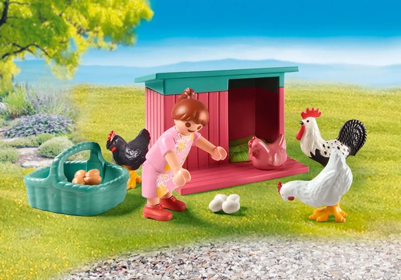 71510 liten hönsgård i tiny house trädgården från Playmobil i Flerfärgad – produktbild 3 av 5
