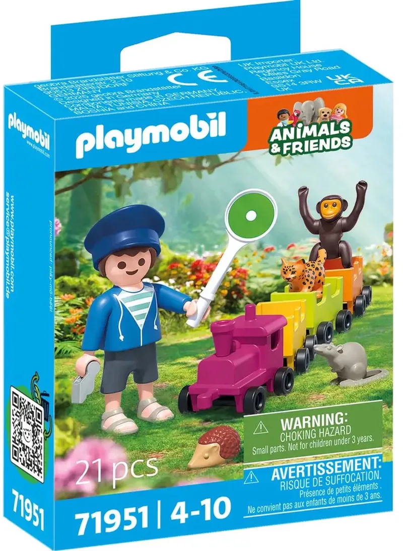 Kleine locomotieftocht von Playmobil in Meerkleurig – Produktfoto